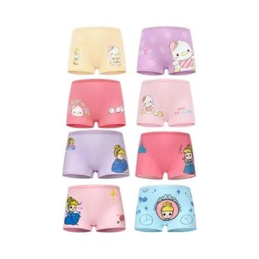 Imagem de Calcinhas De Algodão Para Meninas Com Estampa De Unicórnio, Pacote Com