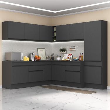Imagem de Armário De Cozinha Completa De Canto Mp2102.895 Preto