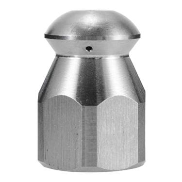 Imagem de Luzhengyang Bico de jateador de mangueira de drenagem de 1/10.2 cm, limpeza de tubos, ferramenta de jardim 1 frontal 3 traseiro