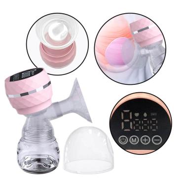 Imagem de Bomba De Tirar Leite,Bombinha de Tirar Leite Materno Elétrica Com 9 Níveis De Sucção