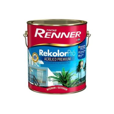 Imagem de Tinta Rekolor Pro Renner Semi Brilho Branco 3,6l - Rv900.09