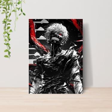 Imagem de Genérico, Quadro Tokyo Ghoul Anime A4 | Placa MDF 02