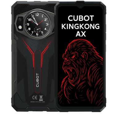 Imagem de Smartphone Celular Gamer KingKong AX, 256GB, 12GB RAM, Blindado, À Prova d’Água IP68/IP69K, Android 14, Tela 6,58 FHD+ 120Hz, Câmera 100MP, PRETO