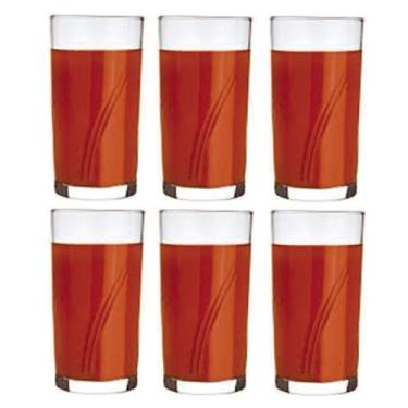 Imagem de Copo Brisa 300ml Vidro Resistente Suco Agua Nadir - 6Un - NADIR FIGUER