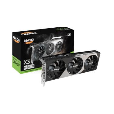 Imagem de Placa De Vídeo INNO3D Geforce RTX5070 TI X3, 16GB, GDDR7, 256bits, DLSS 4, N507T3-16D7-176068N