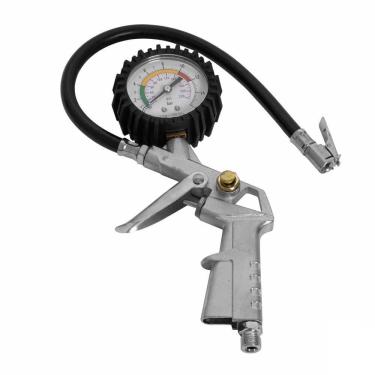 Imagem de Calibrador De Pneu Portátil Mecânico 220Psi Bico Duplo Lupus