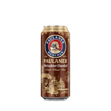 Imagem de Cerveja Alemã Paulaner Weiss Dunkel Lata 500ml