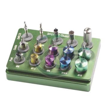 Imagem de Kit de guia de implante dentário universal MCT Kit de posicionamento de implante com pinos paralelos para procedimentos de vários implantes