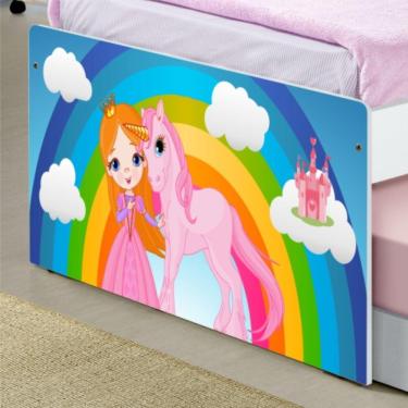 Imagem de Bicama Juvenil Adesivada Princesa E Unicórnio