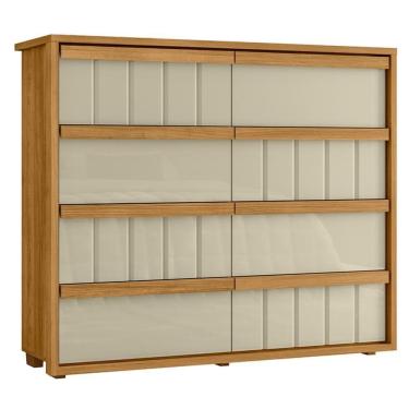 Imagem de Cômoda Tarsila 8 Gavetas Cumaru-opala - Madetec Cumaru-opala