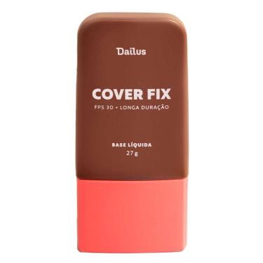 Imagem de Base Líquida Cover Fix 30ml Dailus Cobertura Perfeita e Alta Fixação D11 Escuro