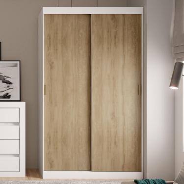 Imagem de Guarda Roupa Casal 2 Portas 2 Gav Branco Carraro Noah