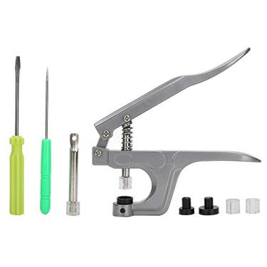 Imagem de Alicate manual Ferramentas de instalação de acessórios de couro Ferramenta de pressão de botão de pressão profissional de alumínio para artesanato em couro e projetos DIY com