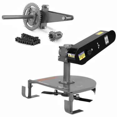 Imagem de Roçadeira Frontal Rf500 Para Motocultivadores E Kit Redutor Velocidade