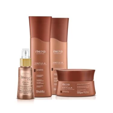 Imagem de Amend Expertise Marula Fabulous Shampoo 250ml + Condicionador 250ml + Mascara 300ml + Millenar Oil Monói 60ml