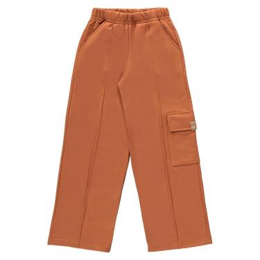 Imagem de Calça Wide Leg Básica em Moletom Juvenil Gloss-Feminino