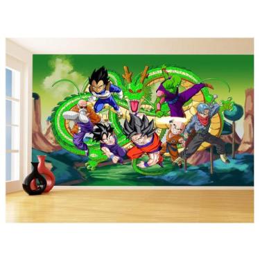 Imagem de Papel De Parede Dragon Ball Goku Vegeta Anime 3,5M Dbz290 - Você Decor