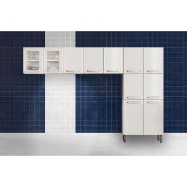 Imagem de Cozinha Modulada Bertolini Evidence 3 Peças (2aéreos+1paneleiro) Cpt51 Branco-bertolini