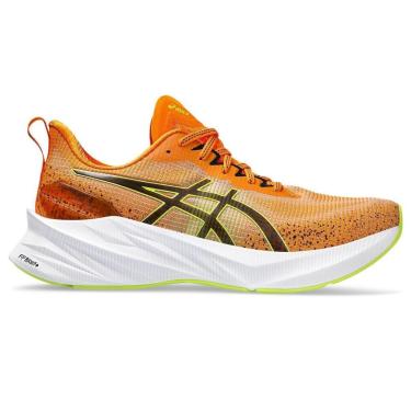 Imagem de Tênis ASICS Novablast 3 Le - Masculino - Laranja com Branco e Verde-Masculino
