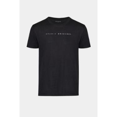 Imagem de Camiseta Aramis Manga Curta Original Preto-Masculino