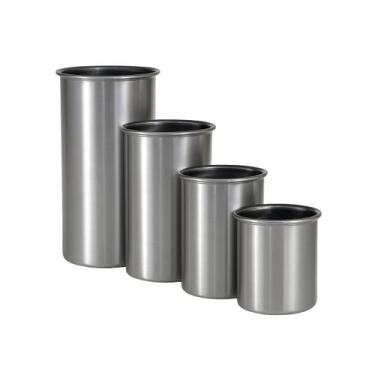 Imagem de Kit 4 Formas de Alumínio Cilíndrico N8 para Velas Artesanais - Global