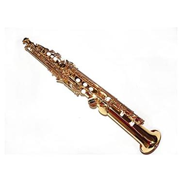Imagem de Saxofone profissional Saxofone soprano Bb com estojo ABS Jinbao Sax Soprano Instrumentos Musicais Profissionais Sax Latão Kit para Iniciantes
