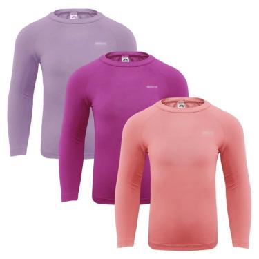 Imagem de Kit 3 Camisas Térmicas Selene Proteção UV50+ Infantl