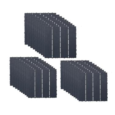 Imagem de Telhas de plástico para pátio entrelaçadas, placas de terraço ao ar livre 30 x 30 cm azulejos de clique à prova de intempéries pátio para piscina varanda quintal varanda varanda café A 30 peças