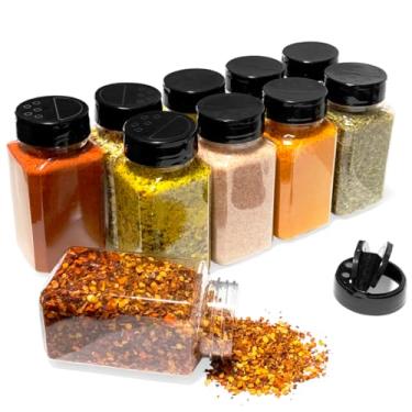 Imagem de Frascos De Vidro ReforçAdos Para Condimentos Com Tampas De Bambu Duplamente Seladas Para Armazenamento E Rotulagem De Sal — Frascos Para Condimentos, Frascos De Bambu Selados(10)