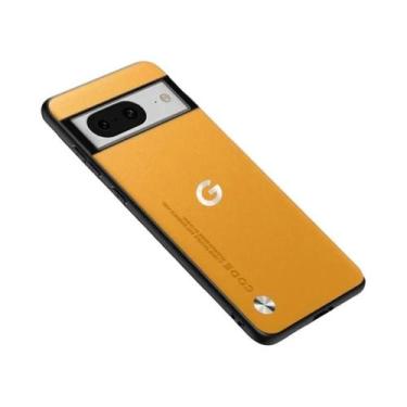 Imagem de Capa De Telefone Em Couro Kevlar Fosco Para Google Pixel, Capa À Prova