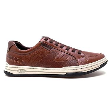 Imagem de Sapatenis Masculino Denim Jay Democrata 151401 Conhaque 40-Masculino