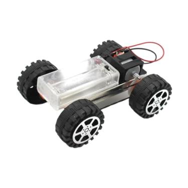 Imagem de MERIGLARE Kit de modelo de carro com tração nas quatro rodas faça você mesmo, kit de experimento científico, experimento, artesanato, hobbies, brinquedo