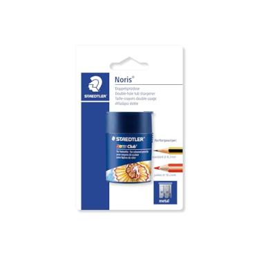 Imagem de Apontador Duplo com Depósito, Staedtler, Noris, 512 002BKD03, Azul, Dois Furos 8.2mm 10.2mm