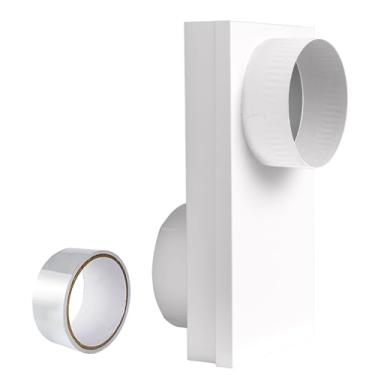 Imagem de Kit de ventilação para secador de periscópio ajustável de 0 a 12,7 cm atualizado pelo fabricante original - ventilação de secadora de aço inoxidável, substitui 8171587RP/8171587/W10833494 - Instalação