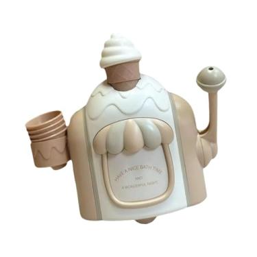 Imagem de Fenteer Brinquedos de Banho, Brinquedos para Banheira, Conjunto de Brinquedos Fáceis de Usar para Brincar de Bolo, Brinquedos de Chuveiro para Meninos