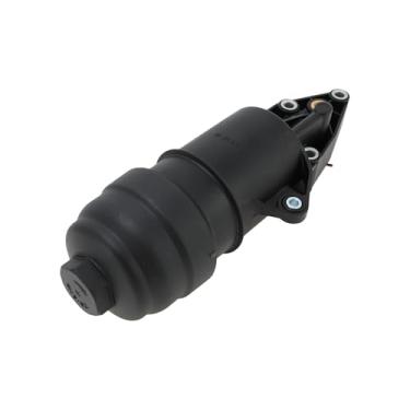 Imagem de INFINAUTO Caixa do filtro de óleo do motor para Audi A4 2005-2008 V6 3.2L No.06E115405A Resfriador de óleo de transmissão com junta de plástico 1 conjunto