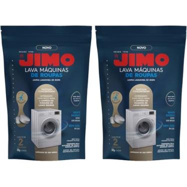 Imagem de JIMO Lava Máquinas de Roupas Lavagem Interna Remove Resíduos Concentrado 4 pastilhas