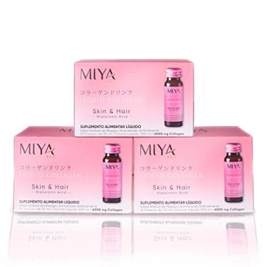 Imagem de Colágeno Líquido Skin and Hair Miya Kea | Programa de 30 dias | Fórmula Avançada com 6000mg de Peptídeos de Colágeno | Hidratação e Elasticidade para Pele e Cabelos | Sabor Pêssego