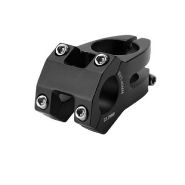 Imagem de Mesa de guidão para bicicleta, acessórios para mountain bike, 22,2 mm, liga de alumínio, 40 mm, para bicicletas infantis, MTB, BMX, ciclismo e bicicletas dobráveis.(Black)