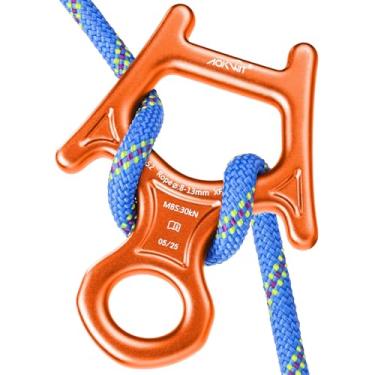 Imagem de 30kN Figura 8 Descender 7075 Liga de Alumínio Resistente Dispositivo de Arborização e Rapel Equipamento de Escalada de Árvore para Escalada em Rocha, Montanhismo, Arborista, Espeleologia, Resgate