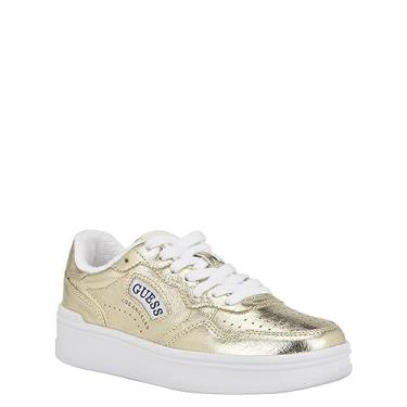Imagem de GUESS Tênis feminino Sybela, Ouro 710, 8