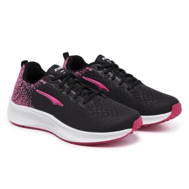 Imagem de Tênis Caminhada Academia Feminino Treino Leve Confortavel (Preto, BR, Adulto, Numérico, 37)