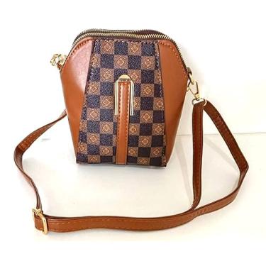 Imagem de Bolsa Crossbody Feminina Minimalista com Duplo Zíper - Bolsa Quadrada para Celular, Alça Ajustável Ombro/Mão, Estilo Coreano Moderno (Preto)