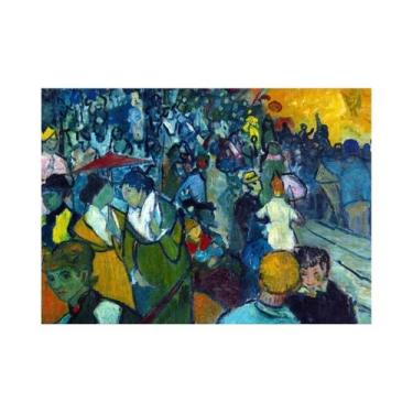 Imagem de Pintura Em Tela De Paisagem Do Mar Com Flores De Íris E Céu Estrelado 