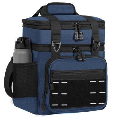Imagem de Lancheira térmica TENKIST Isolated Tactical 16L Blue