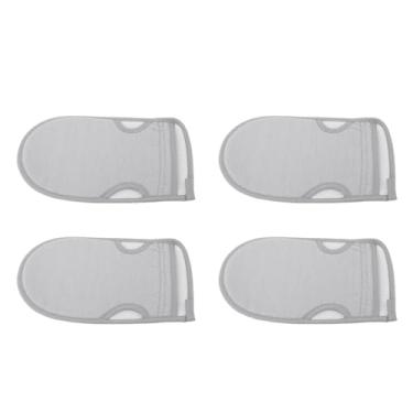 Imagem de TARSHYRY Luva Esfoliante, Luva de Purificação Corporal Com 2 Orifícios para Polegar para Limpeza Profunda e Remoção de Pele Morta, Fibras Externas de Viscose Algodão Puro Interno, (Conjunto de quatro peças)