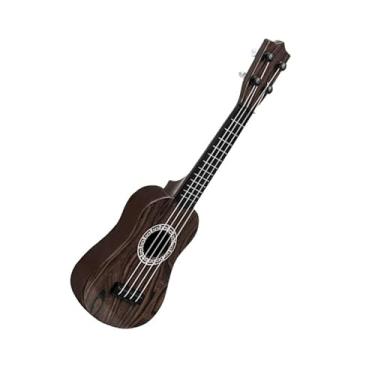 Imagem de XUXHOU Brinquedo de Guitarra de Plástico de 4 Cordas para Crianças Ukulele Com Design de Desenho Animado Instrumento Musical Educacional para Iniciantes Brinquedo Jogável para Meninos e Meninas (#14)