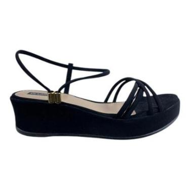 Imagem de Sandália Villa Rosa Napa Nobuck Anabela 4032 50153-Feminino