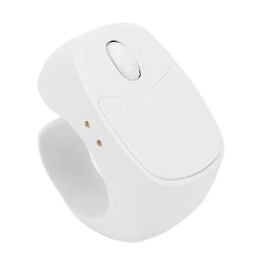 Imagem de GOWENIC Clicker de Virador de Página Com Controle Remoto, Clicker de Rolagem 5.3 Com Roda Multifuncional e Base de Carregamento, para Gravação de Vídeo Com Obturador de Câmera de (Branco)