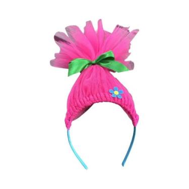Imagem de Tiara De Festa Da Princesa Poppy Dos Trolls, Acessórios De Cosplay De 